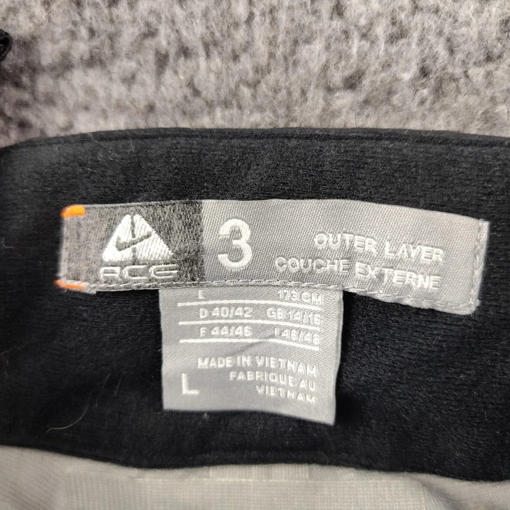 Nike Snow Pants Mens L ACG Storm-FIT Recco Black Suspenders Ski Snowboard EUC